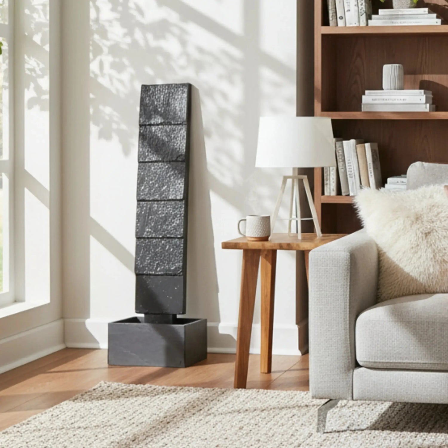 CLIMAQUA Fountains Waterwall VIO L Anthracite - CLIMAQUA