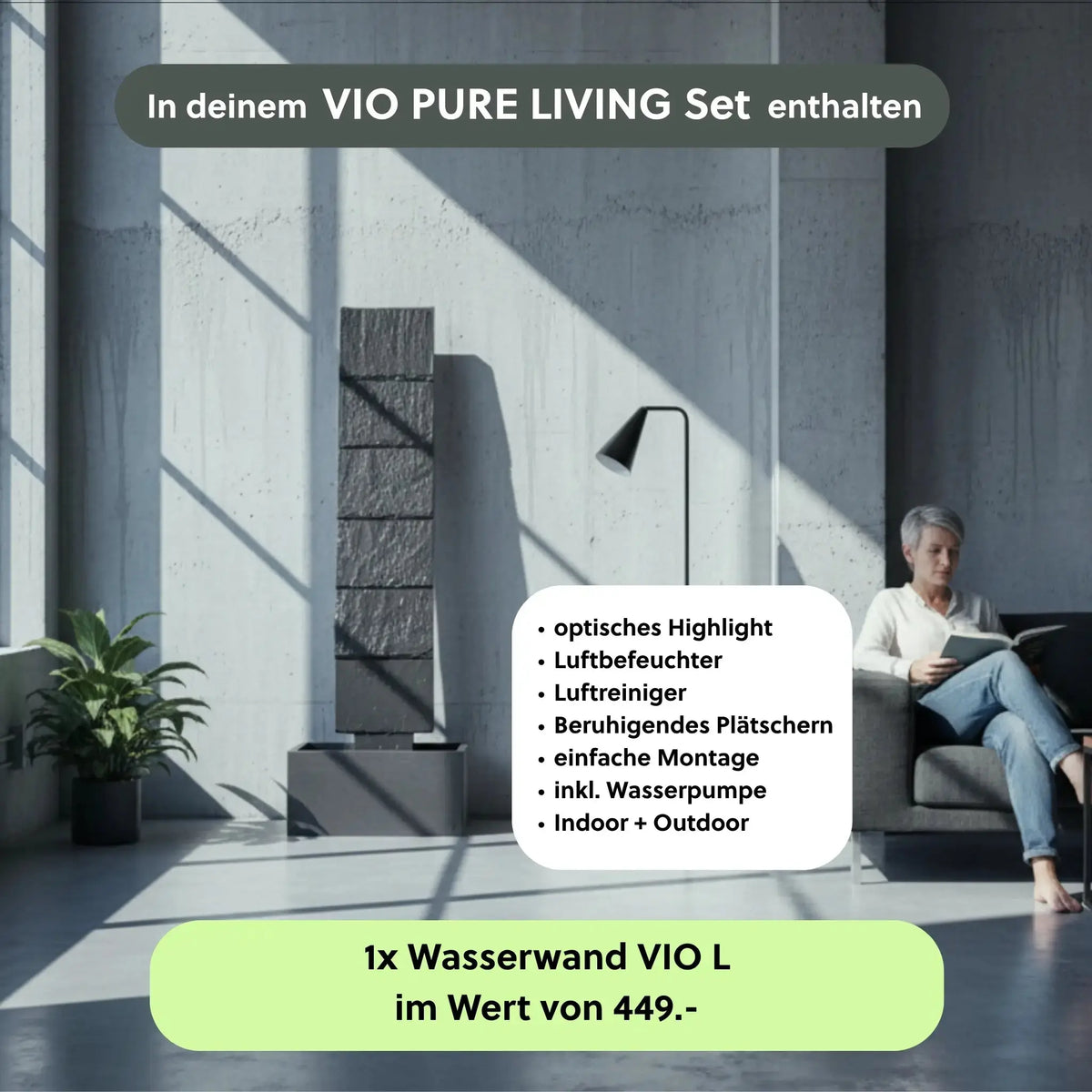 VIO PURE LIVING Set - CLIMAQUA (KI-Inhalte)