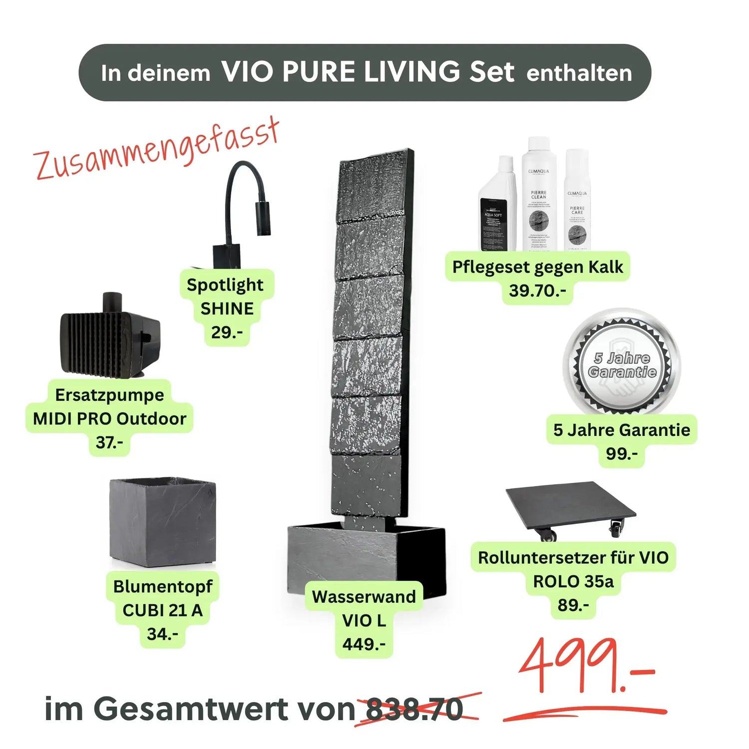 VIO PURE LIVING Set - CLIMAQUA