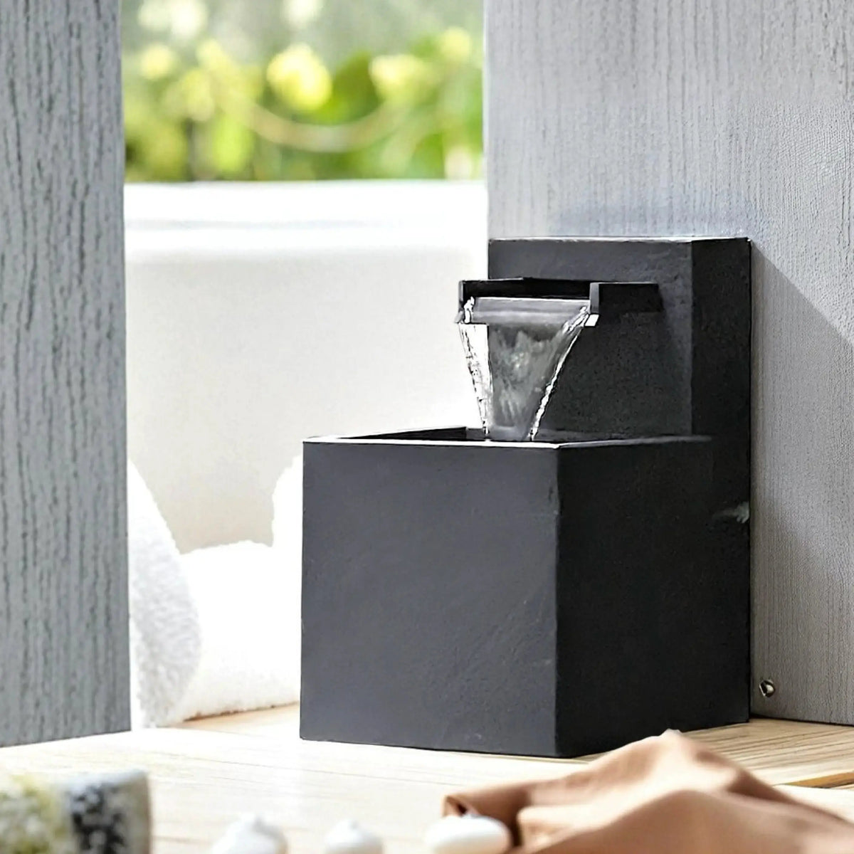 CLIMAQUA Fountains Waterwall Samui 40 Anthracite - CLIMAQUA