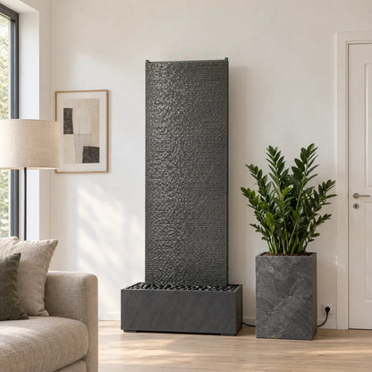 Exklusive XXL Wasserwand 180cm echt Granit Stein – EDEN GRANDE DREAM SET