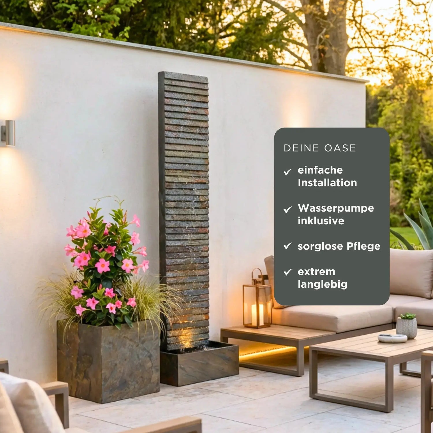 Wasserwand AVA XL DREAM GARDEN Set - CLIMAQUA