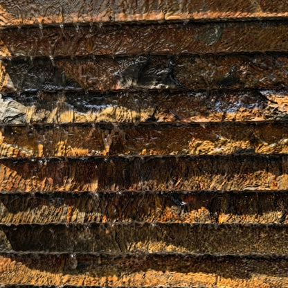 AVA GRANDE – Premium slate water wall, Rusty, indoor/outdoor, 80×38×180 cm