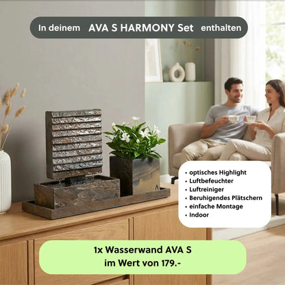 Kleine Wasserwand AVA S HARMONY Set - CLIMAQUA
