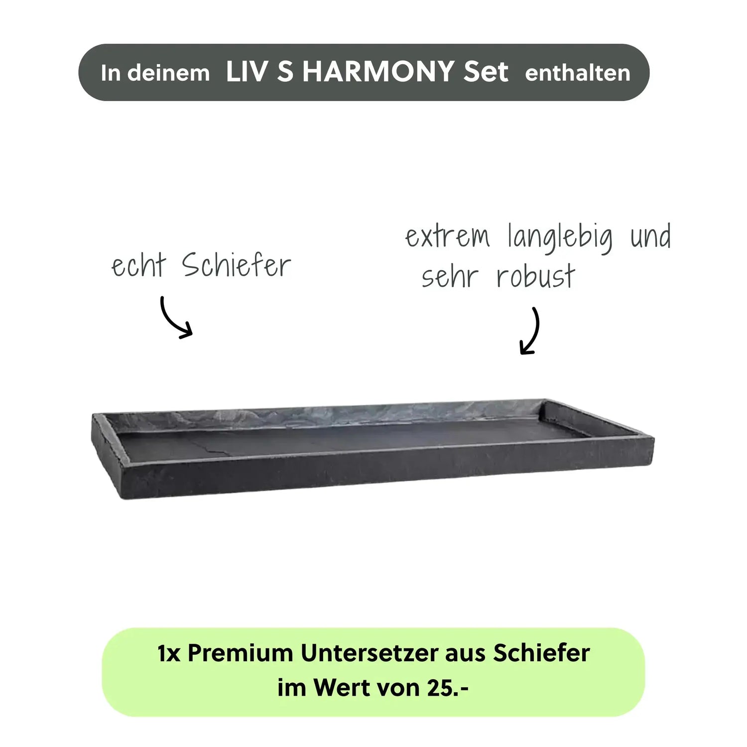 Kleine Wasserwand LIV S HARMONY Set - CLIMAQUA