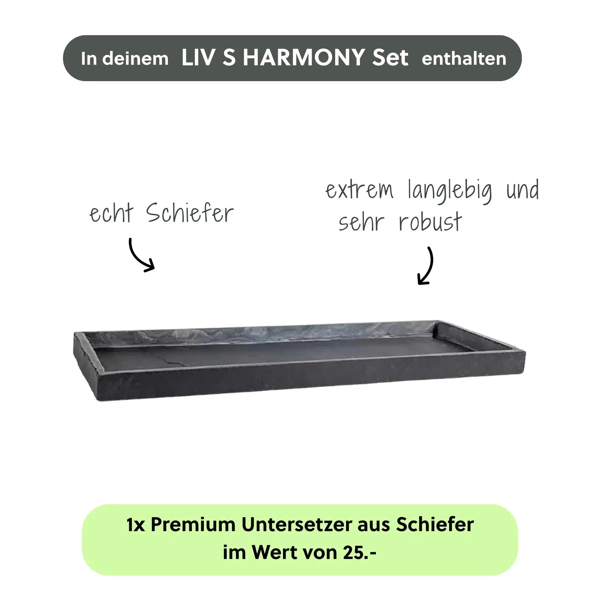 Kleine Wasserwand LIV S HARMONY Set - CLIMAQUA