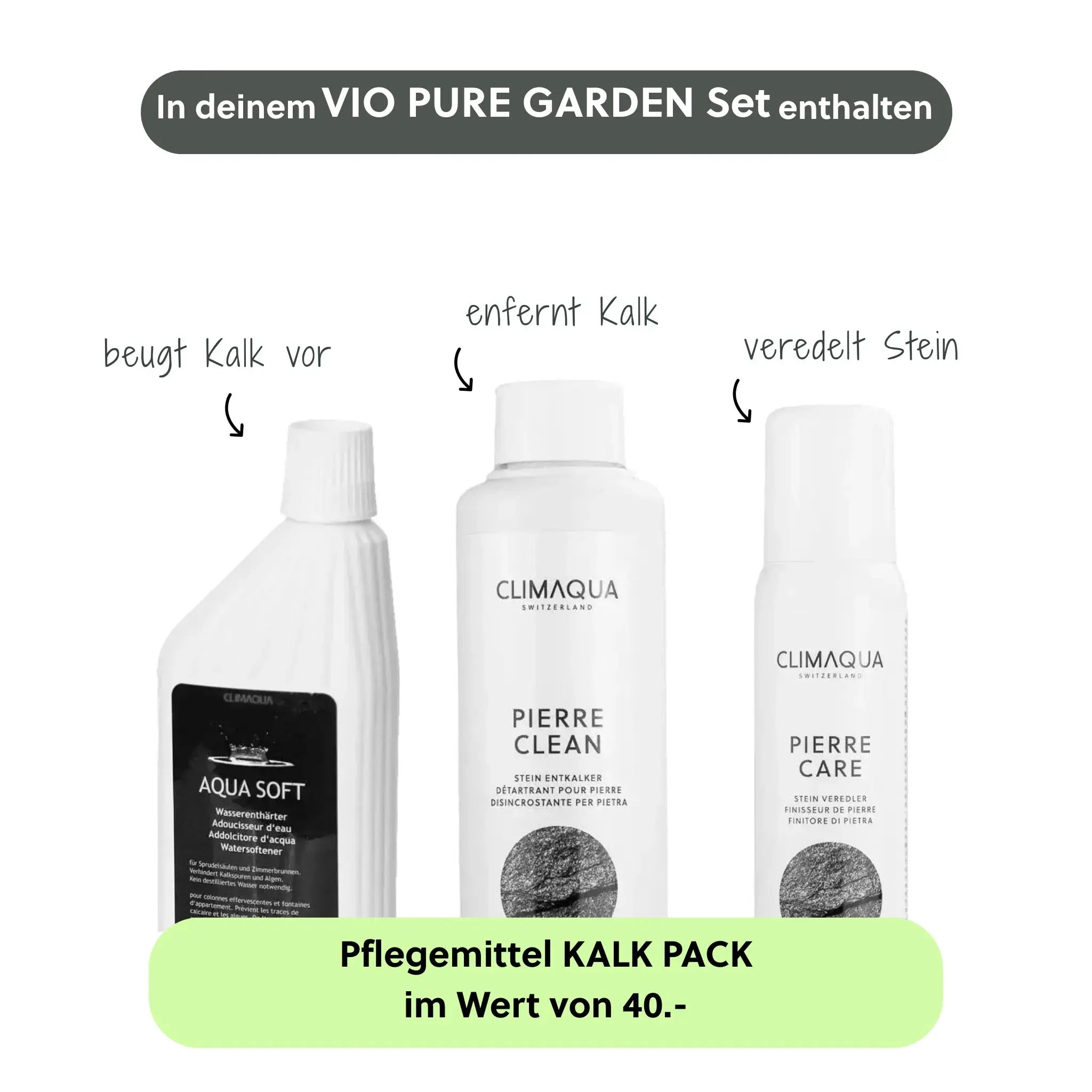 Wasserwand VIO PURE GARDEN Set - CLIMAQUA