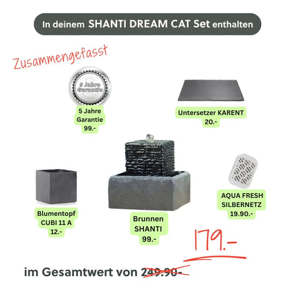 Katzenbrunnen SHANTI DREAM CAT SET - CLIMAQUA