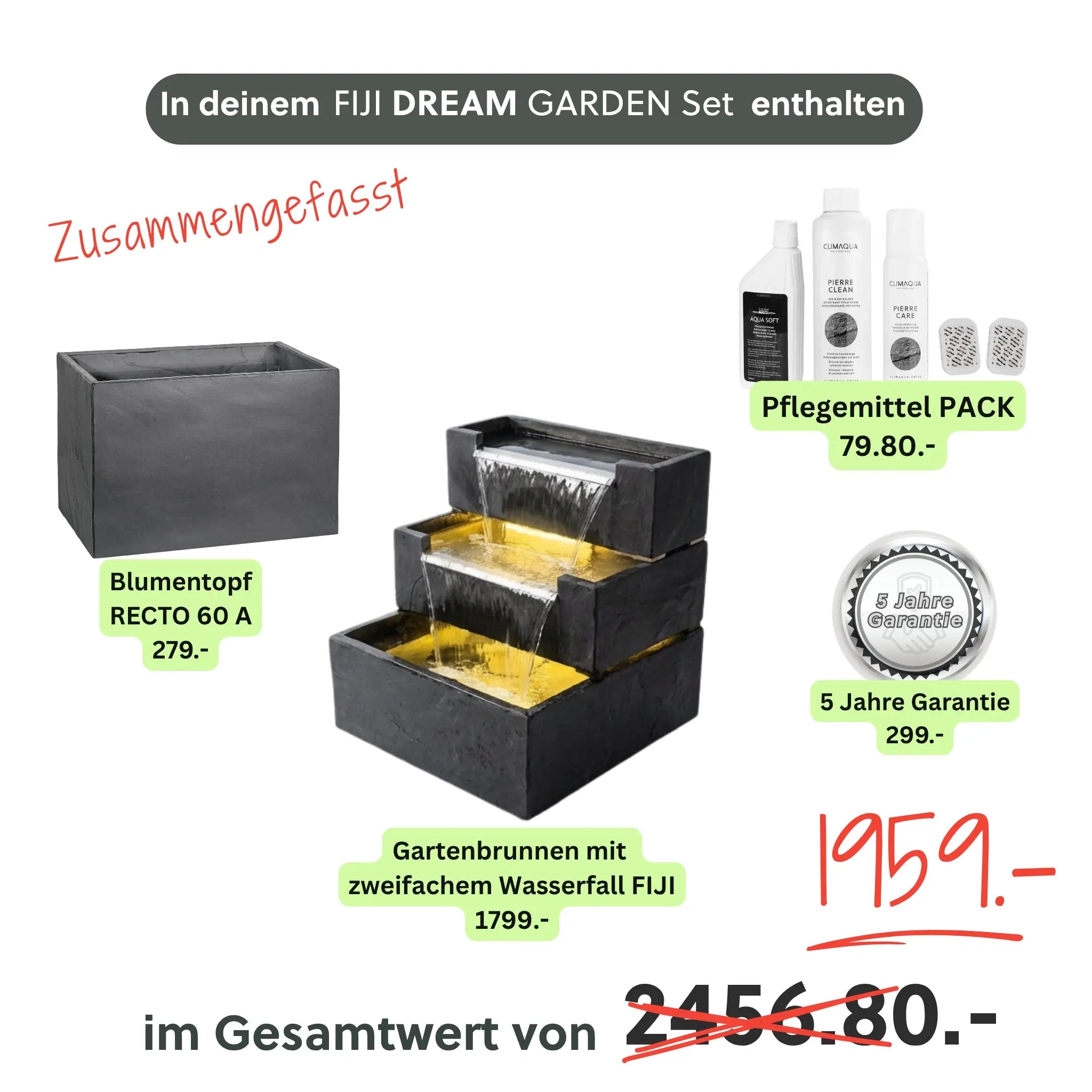 FIJI DREAM GARDEN SET - CLIMAQUA