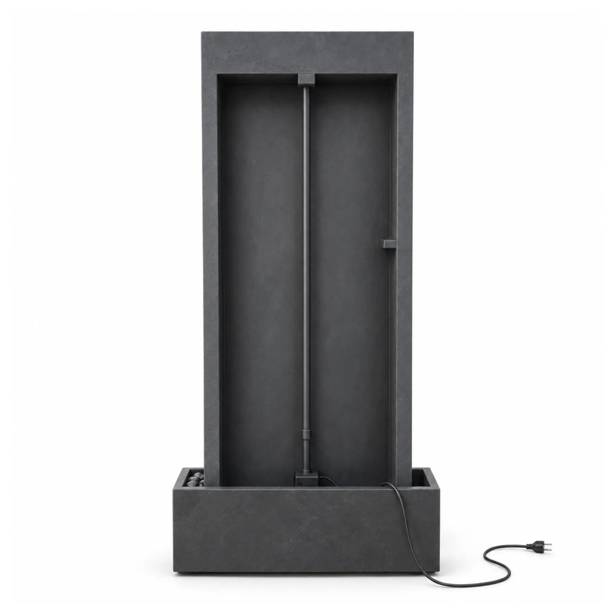 EDEN GRANDE – Premium Wasserwand aus Granitstein, Indoor/Outdoor, 80×38×180 cm