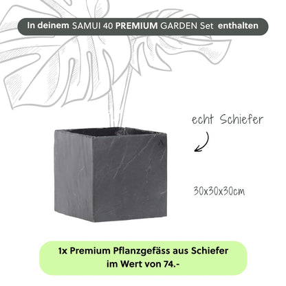Gartenbrunnen SAMUI 40 PREMIUM GARDEN SET - CLIMAQUA