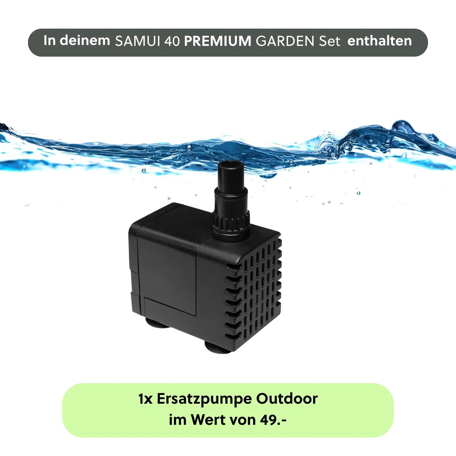 Gartenbrunnen SAMUI 40 PREMIUM GARDEN SET - CLIMAQUA