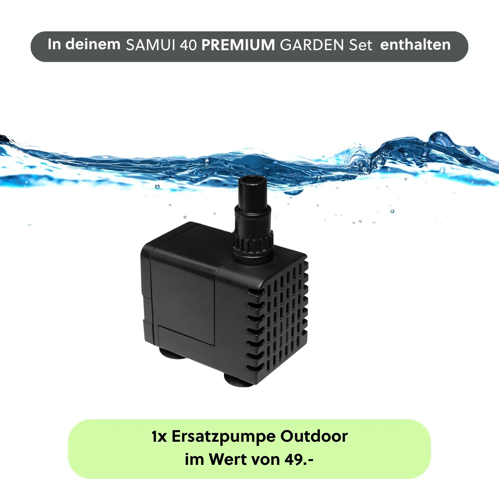 Gartenbrunnen SAMUI 40 PREMIUM GARDEN SET - CLIMAQUA