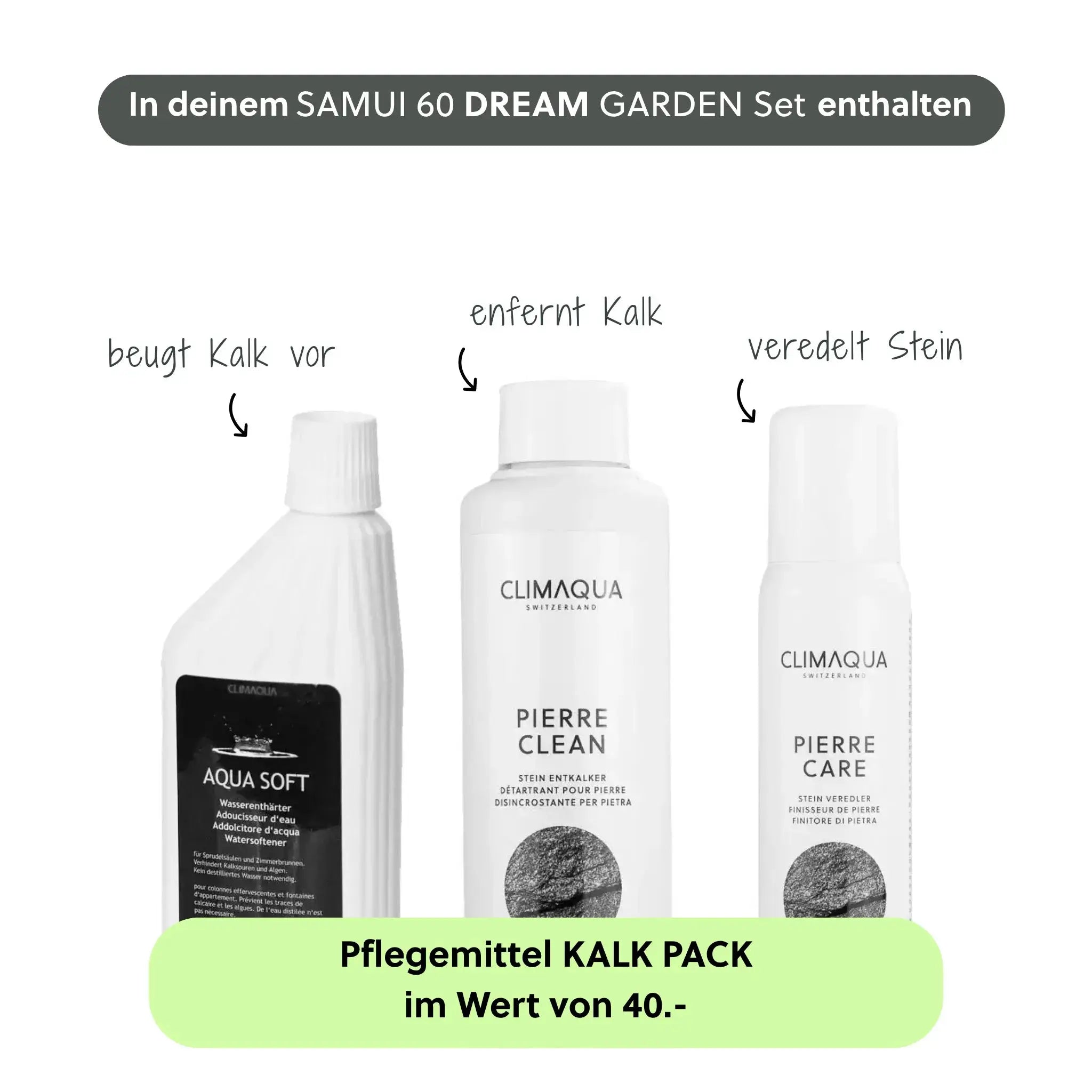 Gartenbrunnen SAMUI 60 DREAM GARDEN Set - CLIMAQUA