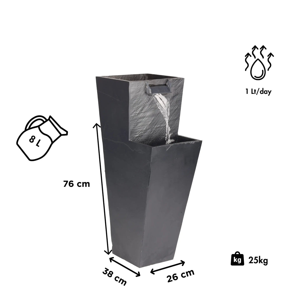 ZOE 30 PREMIUM LIVING Set Anthrazit - CLIMAQUA