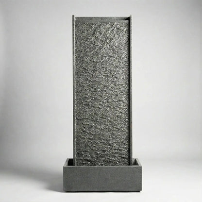 HARMONY – grosse Premium Wasserwand Granitstein, Indoor/Outdoor, 60×40×180 cm - CLIMAQUA