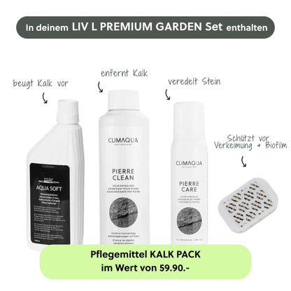 Wasserwand LIV L PREMIUM GARDEN Set - CLIMAQUA