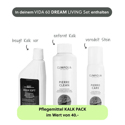 Gartenbrunnen VIDA 60 Anthrazit DREAM LIVING Set - CLIMAQUA