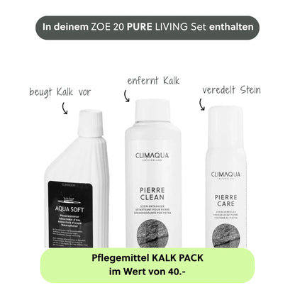 ZOE 20 PURE LIVING Set Anthrazit - CLIMAQUA