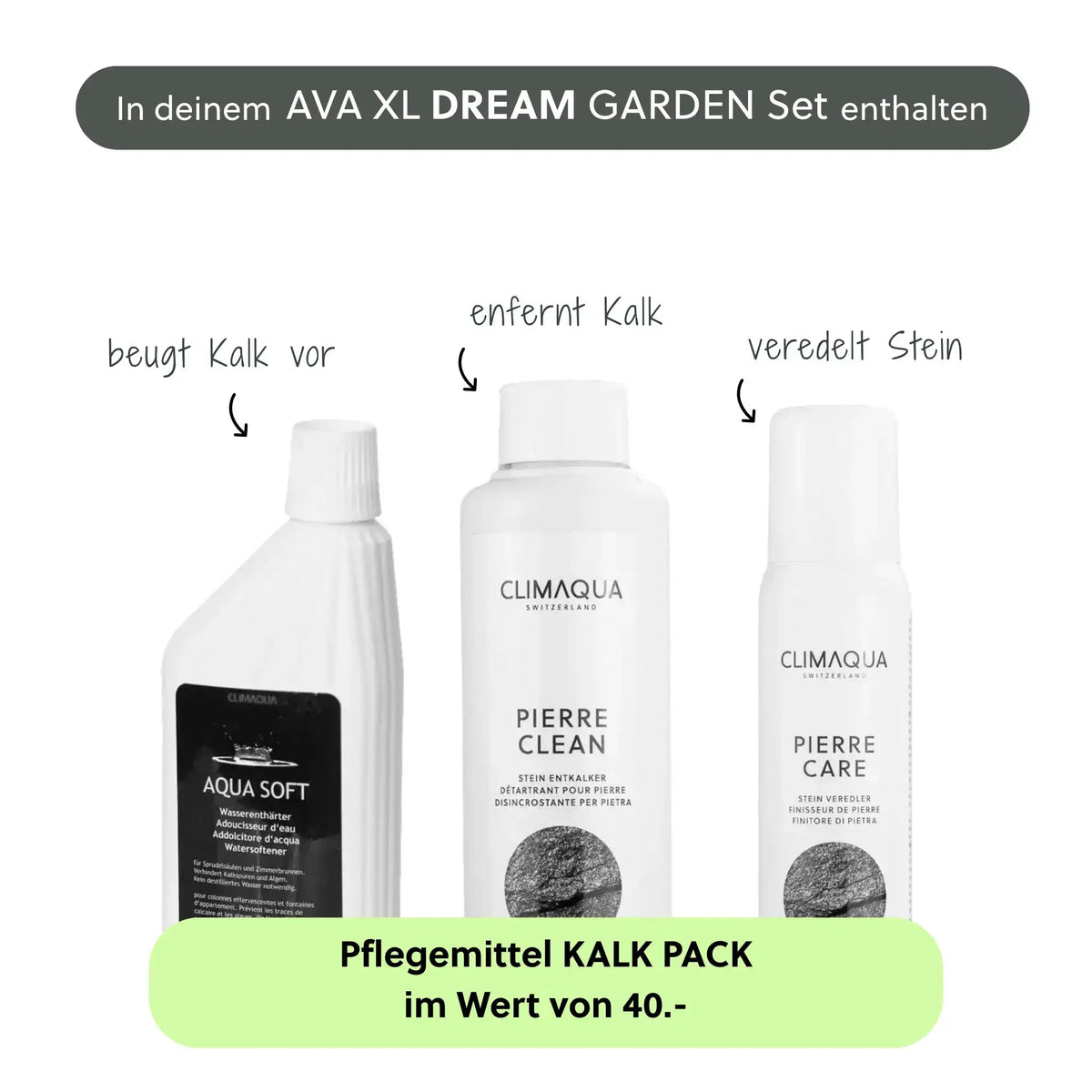 Wasserwand AVA XL DREAM GARDEN Set - CLIMAQUA