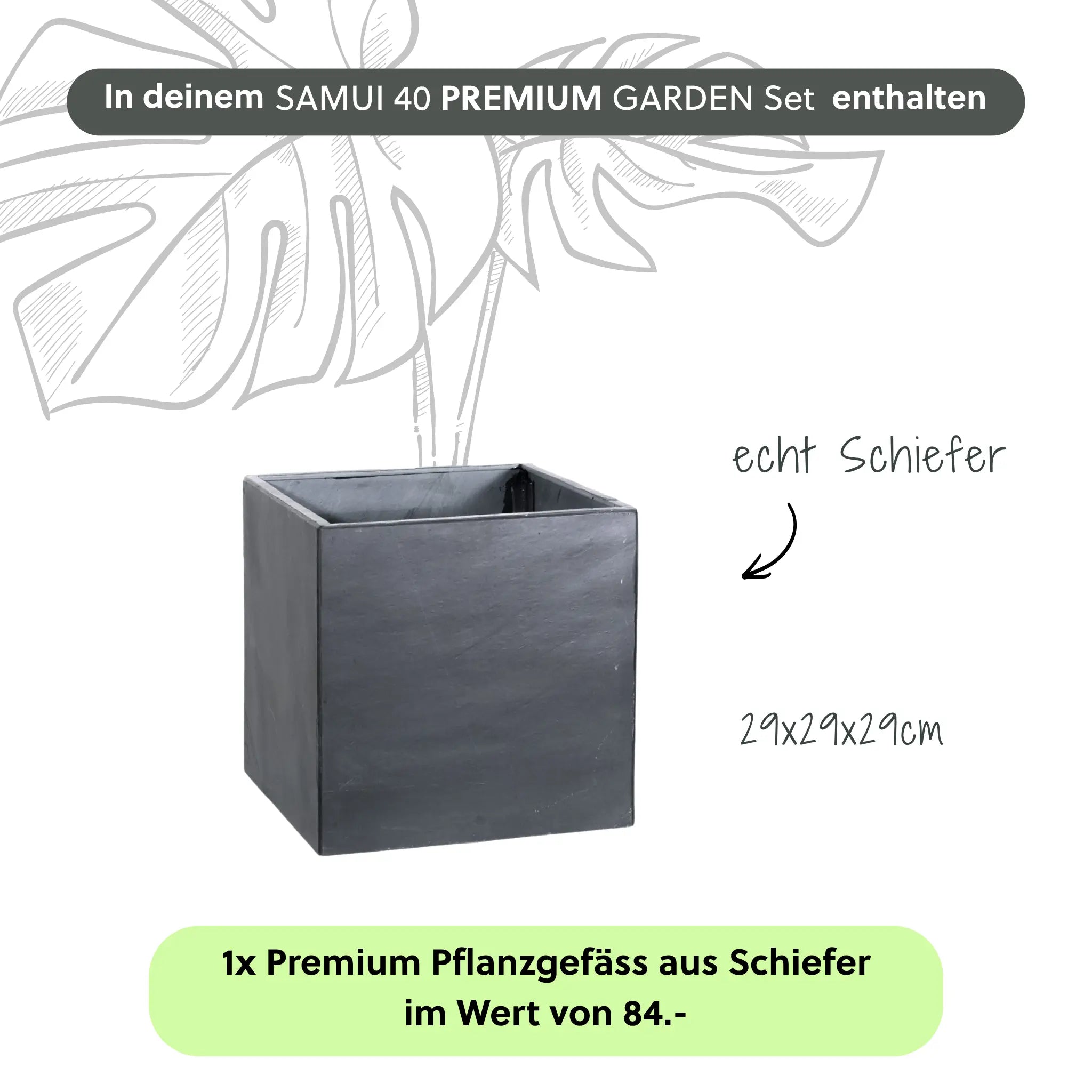 Gartenbrunnen SAMUI 40 PREMIUM GARDEN SET - CLIMAQUA