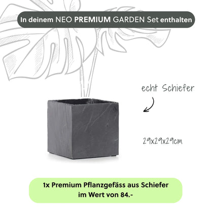 Säule Brunnen NEO PREMIUM GARDEN Set - CLIMAQUA