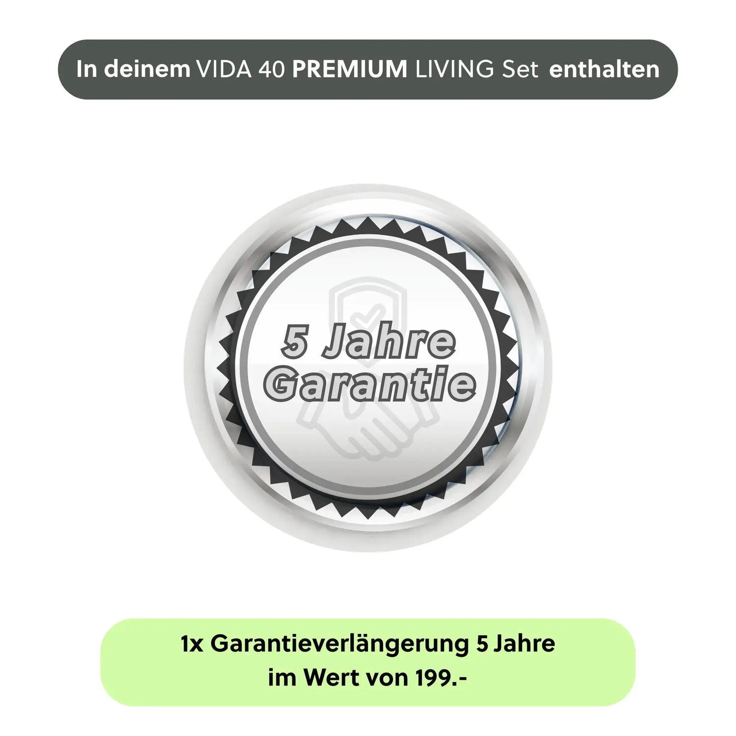 Gartenbrunnen VIDA 40 PREMIUM LIVING Set Anthrazit - CLIMAQUA