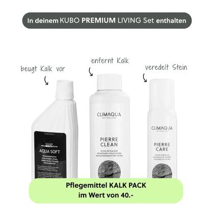 Gartenbrunnen KUBO PREMIUM LIVING Set - CLIMAQUA