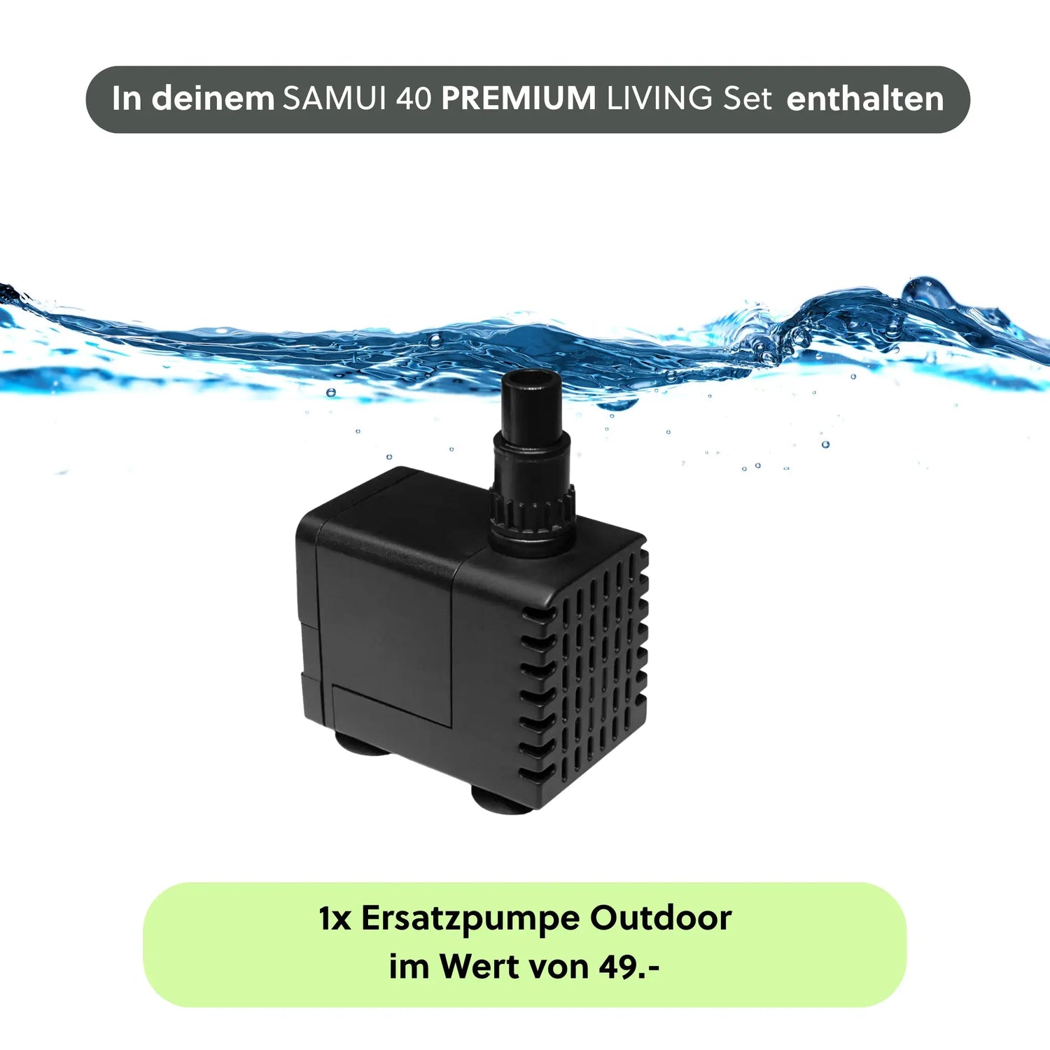 Gartenbrunnen SAMUI 40 PREMIUM LIVING SET - CLIMAQUA