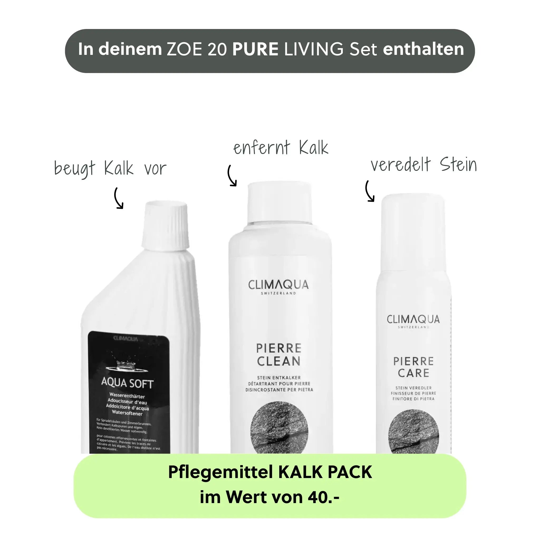 ZOE 20 PURE LIVING Set - CLIMAQUA