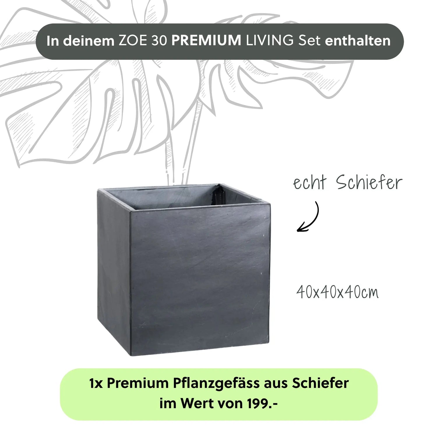 ZOE 30 PREMIUM LIVING Set Anthrazit - CLIMAQUA