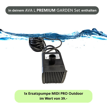 Wasserwand AVA L PREMIUM GARTEN Set - CLIMAQUA