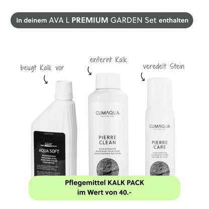 Wasserwand AVA L PREMIUM GARTEN Set - CLIMAQUA