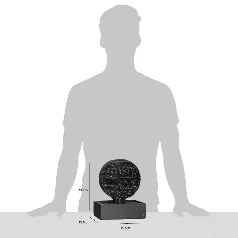 Japan Brunnen Kreis aus Schiefer AYO S - CLIMAQUA