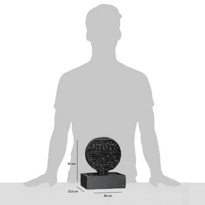 Japan Brunnen Kreis aus Schiefer AYO S - CLIMAQUA