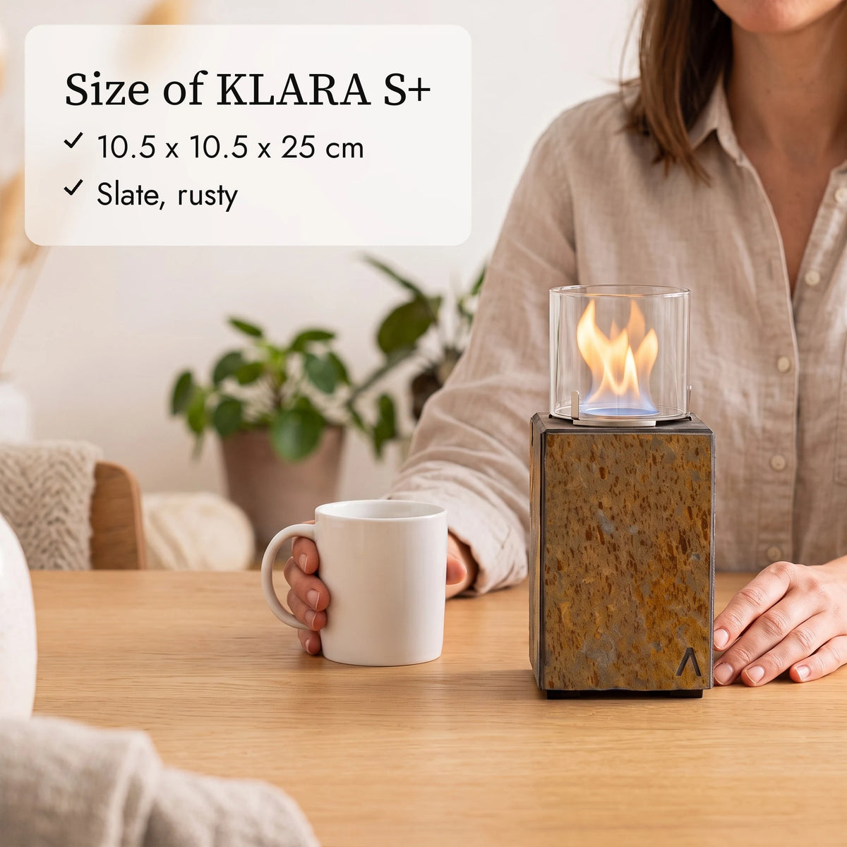 Size of the KLARA S+ table fire (AI content)
