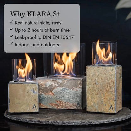 Benefits of the KLARA S+ table fire (AI content)