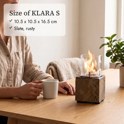 Size of the KLARA S table fire (AI content)