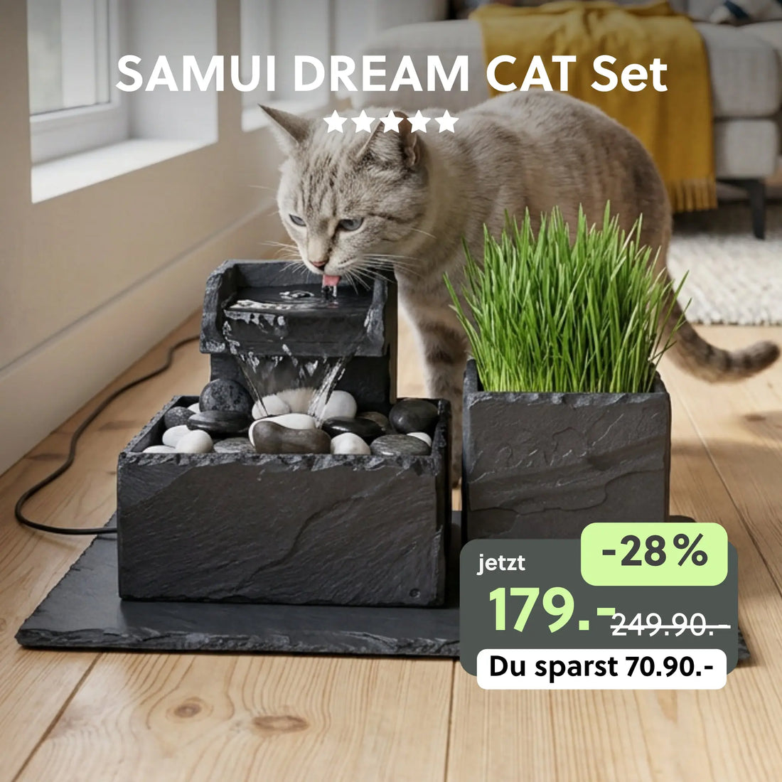 Katzenbrunnen SAMUI DREAM CAT SET - CLIMAQUA