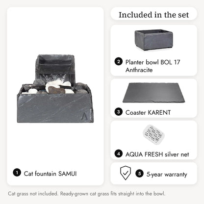 Included in the SAMUI PURE CAT SET