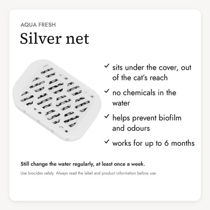 AQUA FRESH silver net under the cover