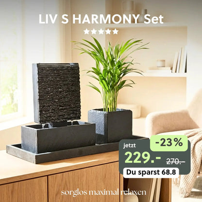 Kleine Wasserwand LIV S HARMONY Set - CLIMAQUA