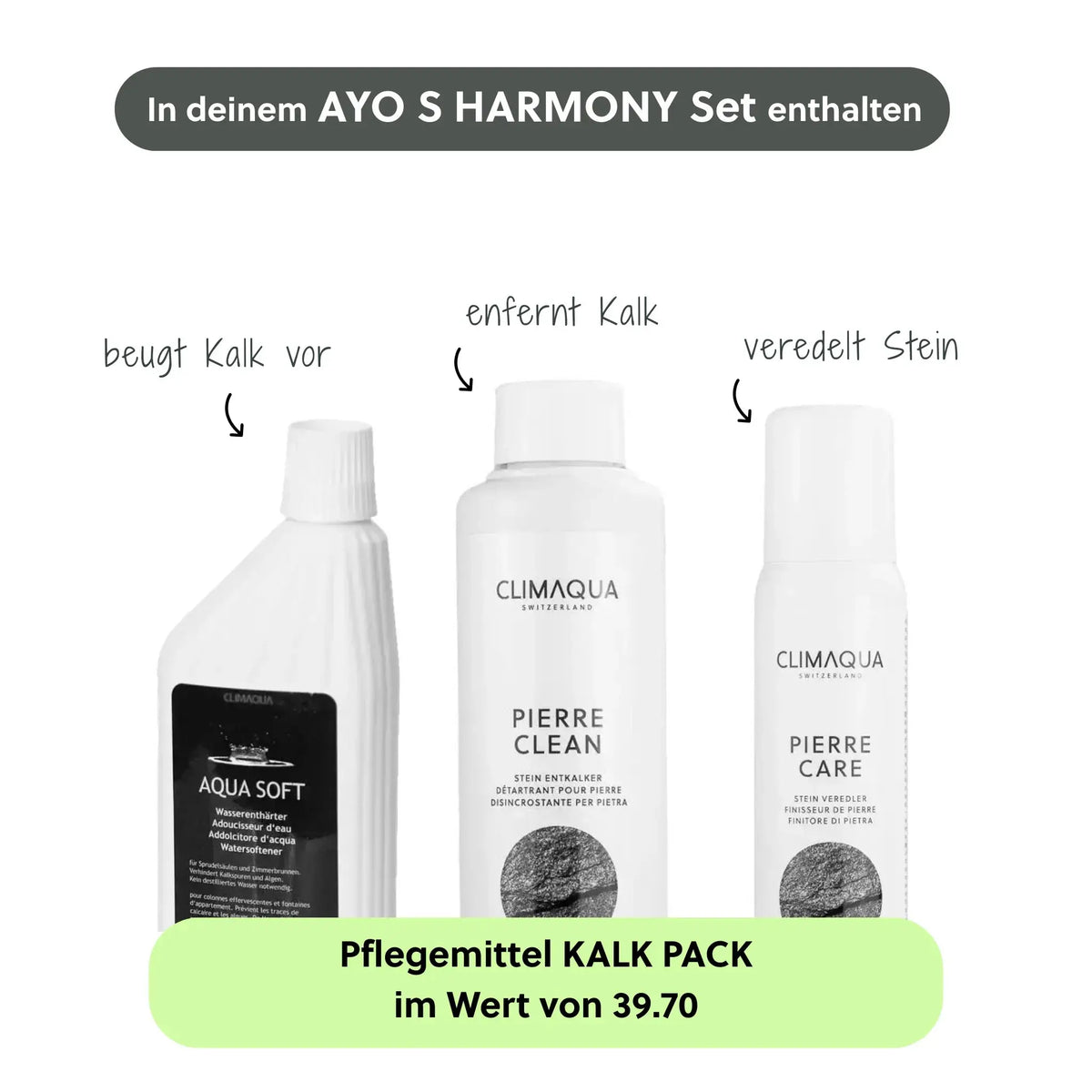 Kleiner Zimmerbrunnen AYO S HARMONY Set - CLIMAQUA
