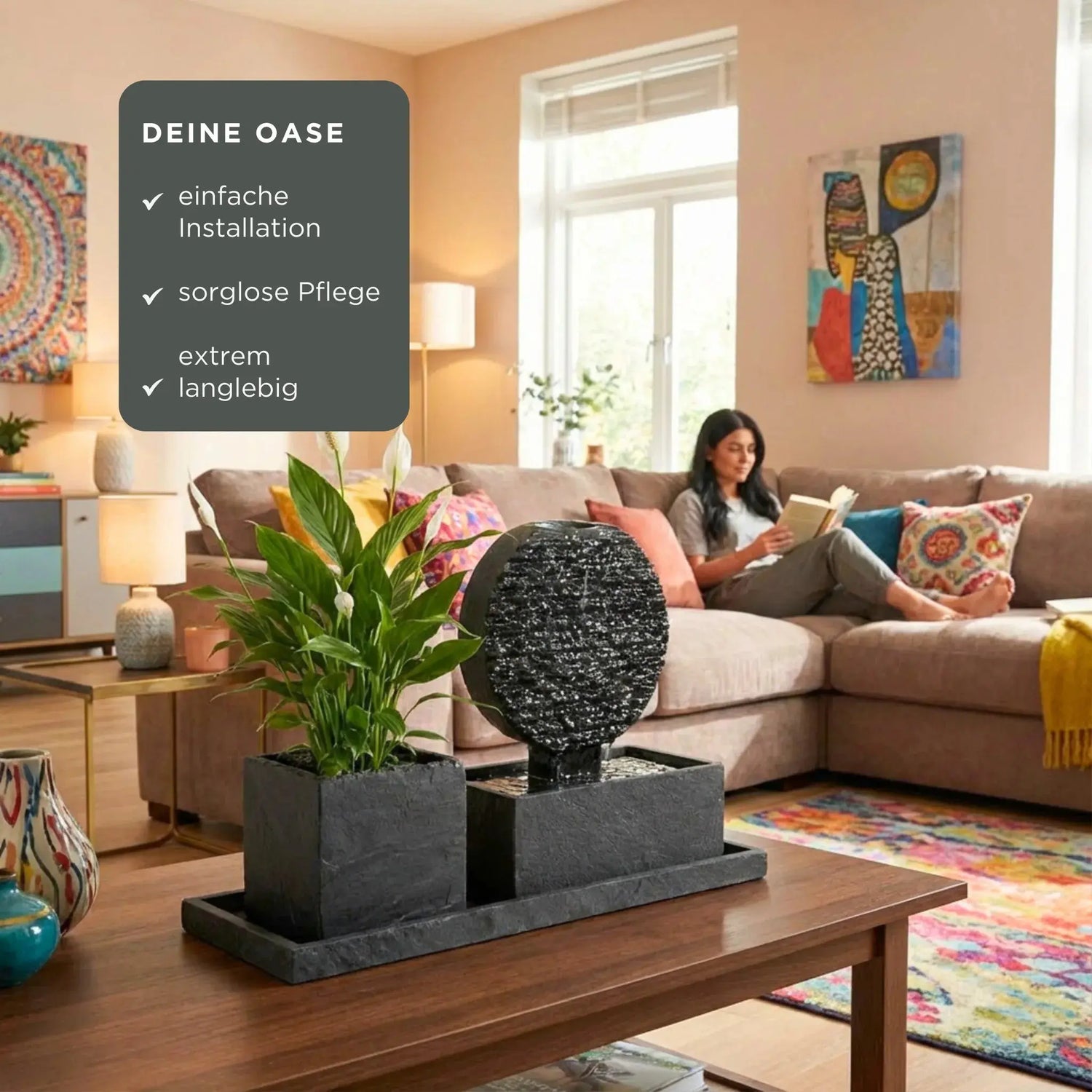 Kleiner Zimmerbrunnen AYO S HARMONY Set - CLIMAQUA