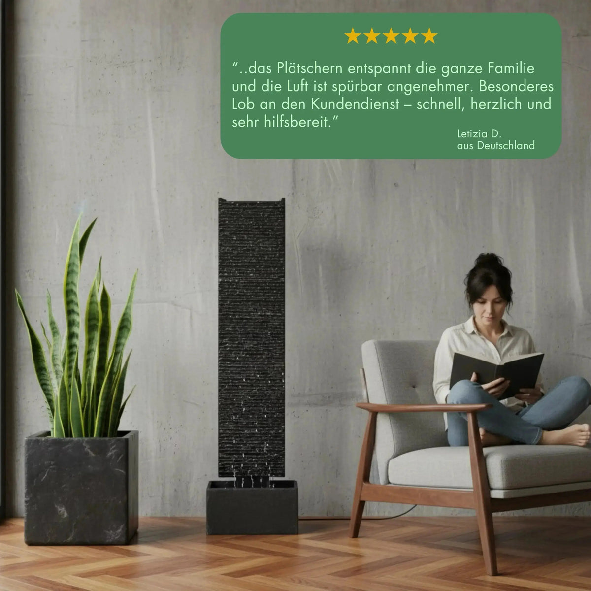 Wasserwand Set LIV L PREMIUM LIVING - CLIMAQUA (KI-Inhalte)