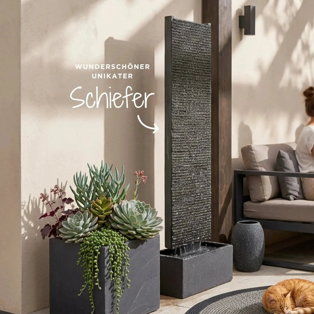 Wasserwand LIV L PREMIUM GARDEN Set - CLIMAQUA (KI-Inhalte)