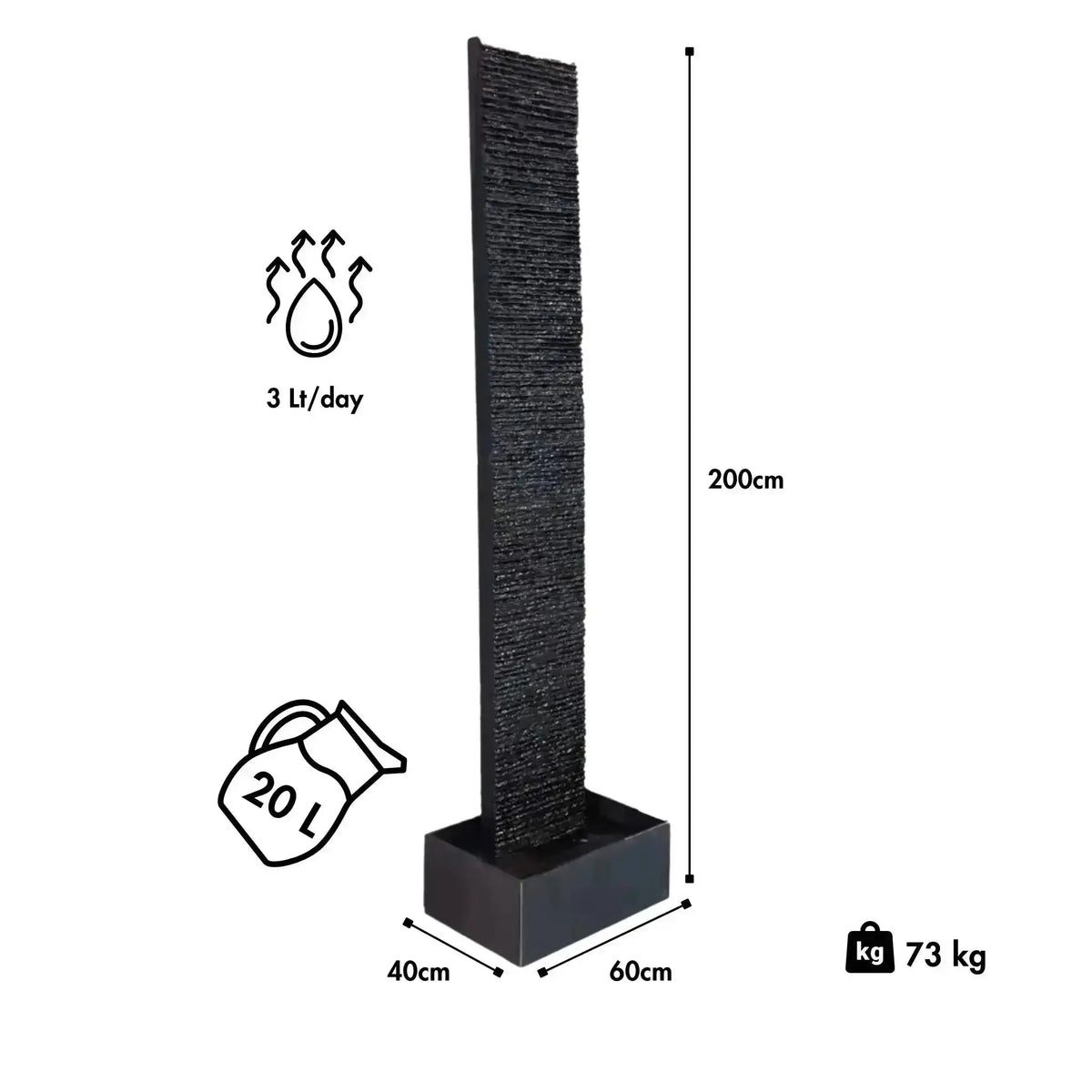 Wasserwand Set LIV XL DREAM LIVING - CLIMAQUA
