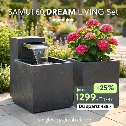 Gartenbrunnen SAMUI 60 DREAM LIVING Set - CLIMAQUA