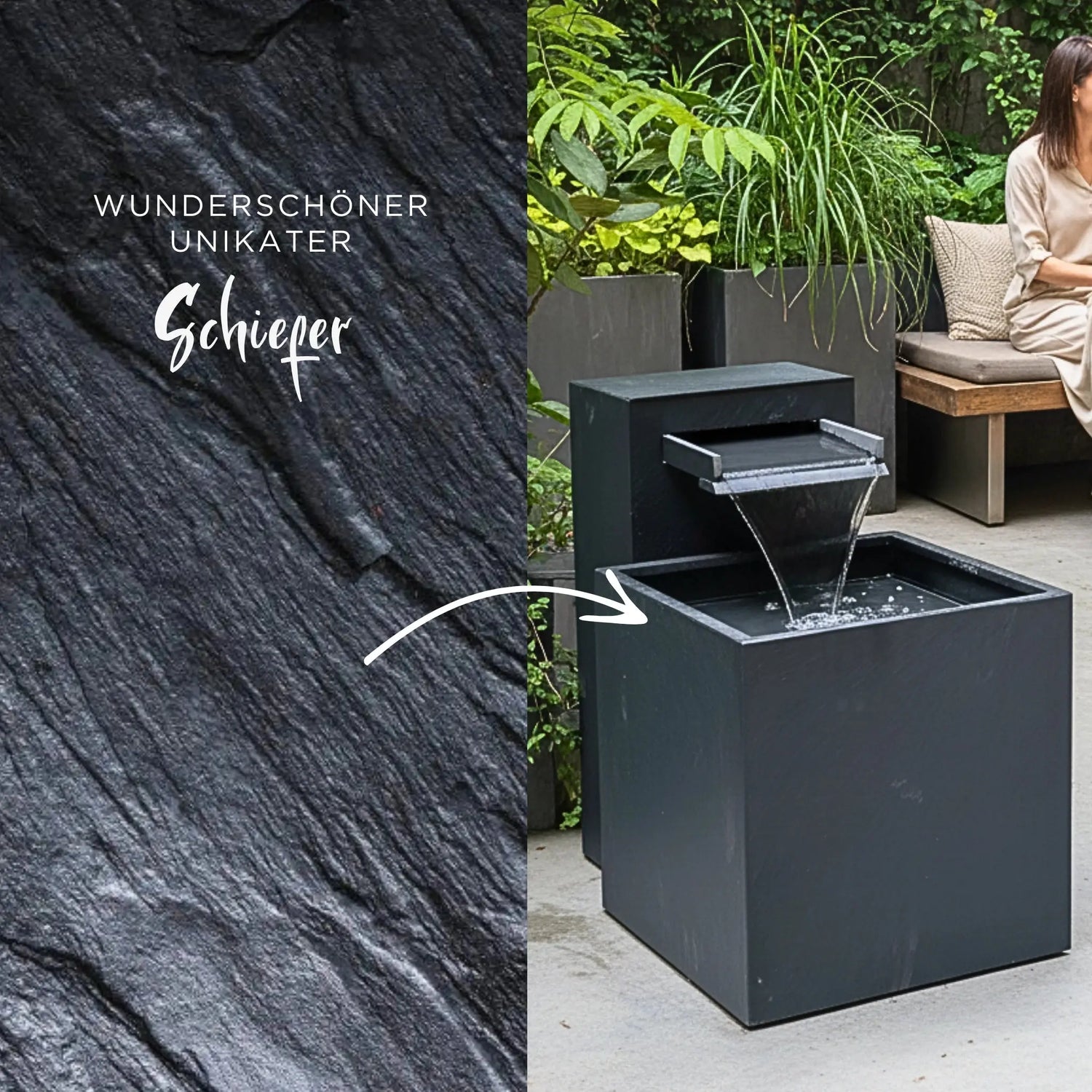 Gartenbrunnen SAMUI 60 DREAM LIVING Set - CLIMAQUA