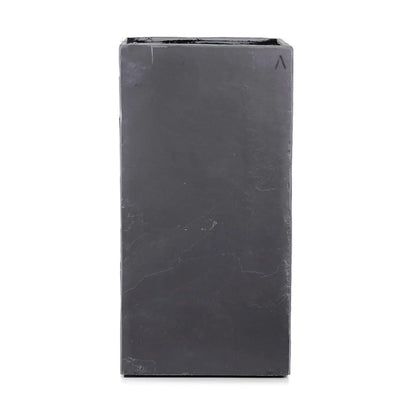 Pflanzsäule 30x57 cm Schiefer Schwarz Indoor PYLO 57 anthracite - CLIMAQUA